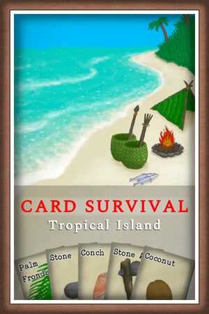 卡片生存热带岛屿