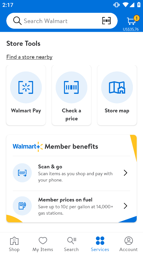 沃尔玛超市网上购物app