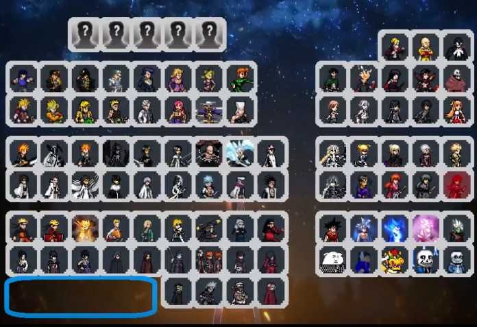 死神vs火影1000000人物版