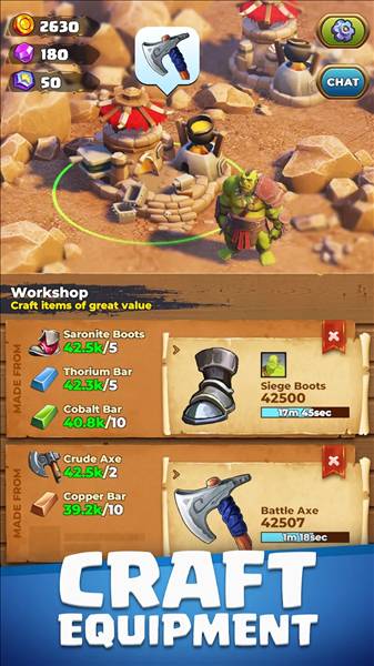 矿石工艺兽人采矿营地内置菜单版