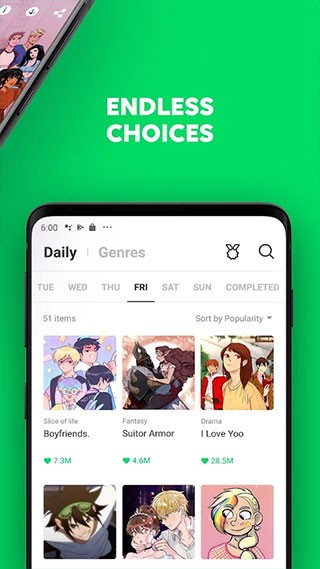 webtoon漫画中文版