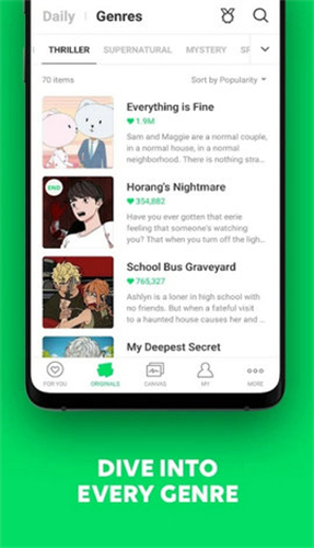 webtoon漫画台湾版