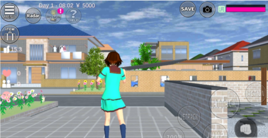 樱花校园模拟器1.39.73新动作汉化版