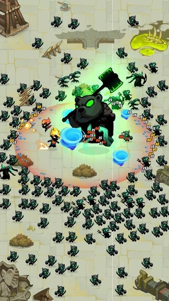 火柴人英雄生存游戏汉化版(Stickman Legends Survival RPG)