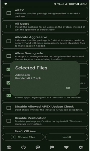 install with options安卓版