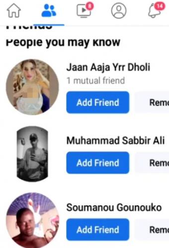 facebook国际版添加好友