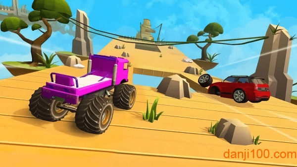 怪兽卡车山地车特技手游(Monster Truck Mountains Stunts 2020)