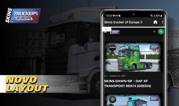欧洲卡车模拟器3皮肤模板手机版(Skins Truckers Of Europe 3)