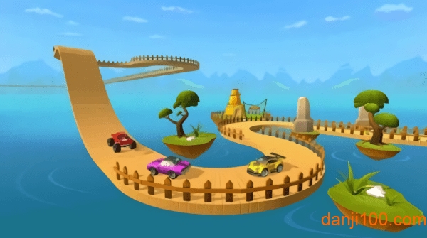 怪兽卡车山地车特技手游(Monster Truck Mountains Stunts 2020)