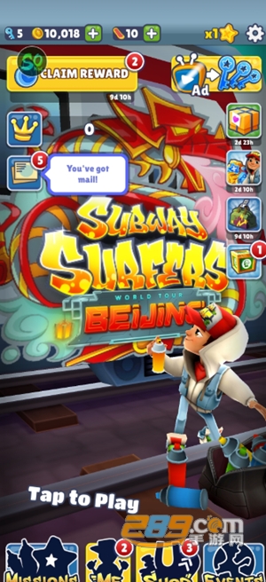 Subway Surf国际服全地图下载2022最新版v3.1.1中文版