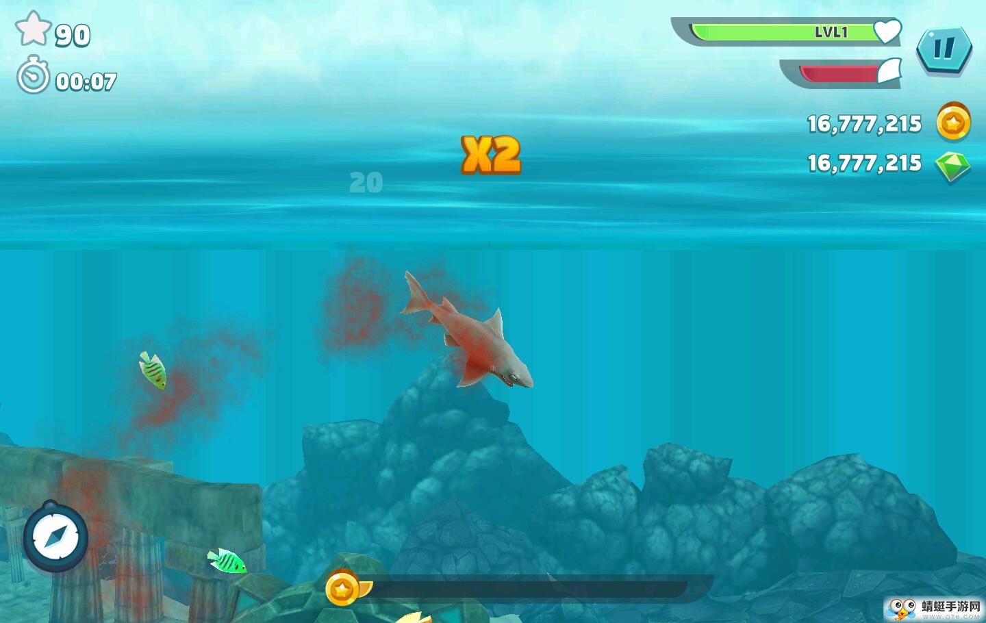 Hungry Shark(饥饿鲨进化国际服内置修改器版) 7.9.0安卓版