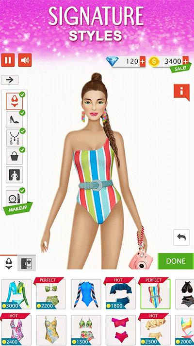 国际时装设计师无限金币(Fashion Stylist Dress Up Game)