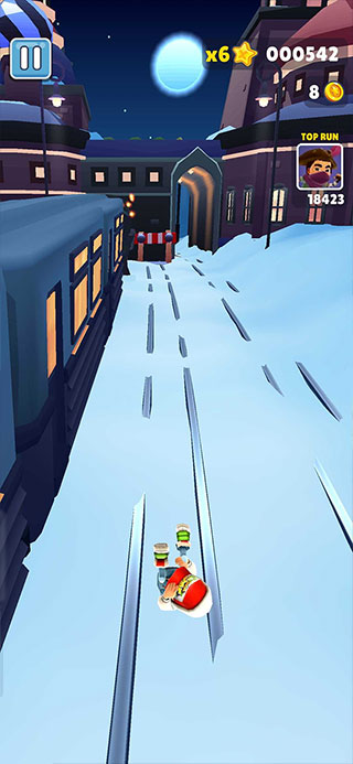 地铁跑酷国际服冰雪版本