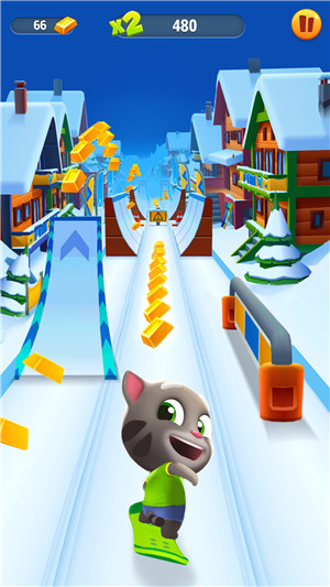 汤姆猫跑酷国际服内购版(Talking Tom Gold Run)