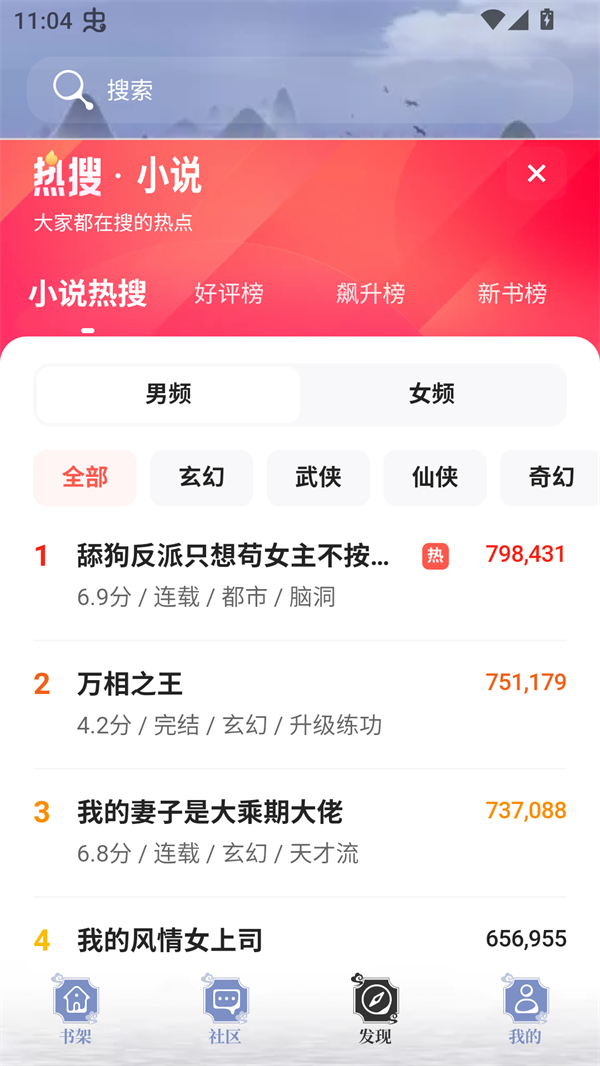蘑菇小说app官方最新版本