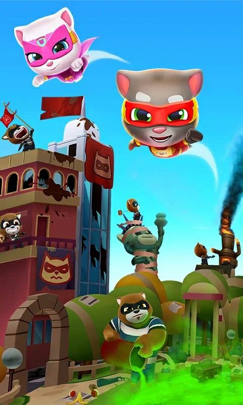 汤姆猫英雄跑酷国际版(Talking Tom Hero Dash)