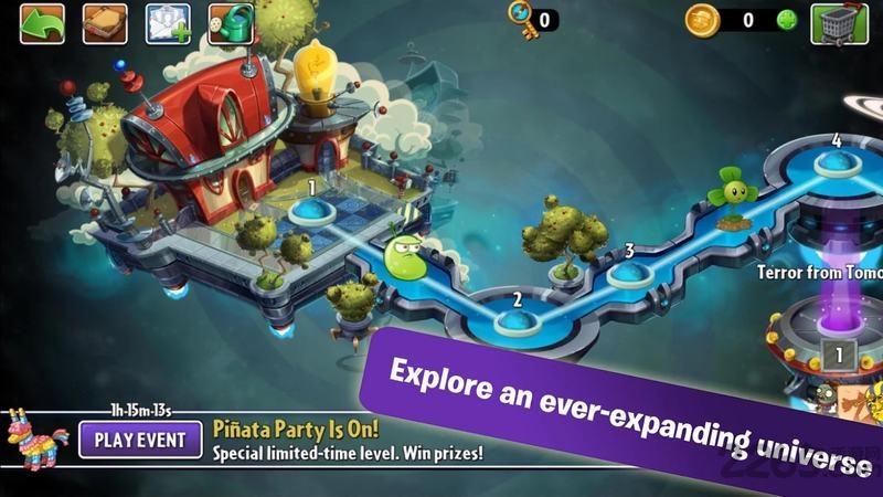 淘气侠植物大战僵尸国际服(Plants Vs Zombies 2)