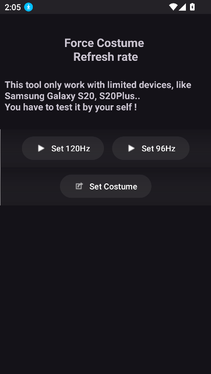 屏幕刷新率修改器app