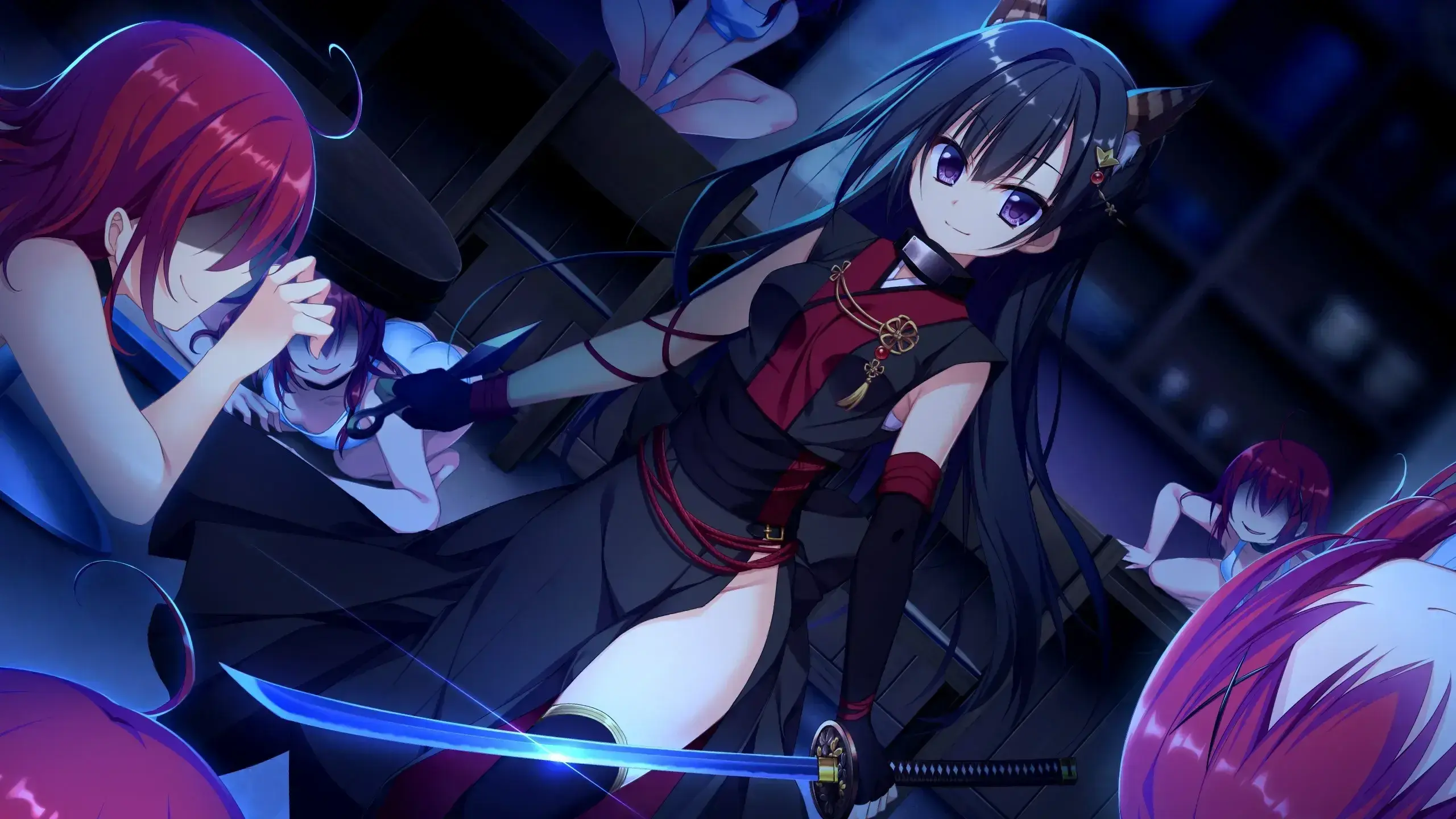 忍者少女与都市妖团追捕无头骑士汉化版